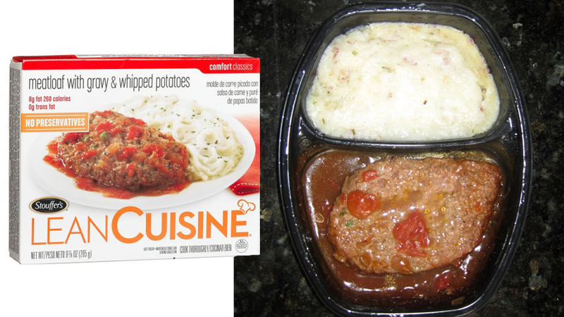 Illustration for article titled What Your Frozen Diet Dinners Really Look Like (Hint: Disgusting)